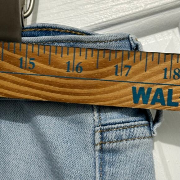 Athleta Sculptek Sz 16 Straight Leg Ankle Jeans Light Wash Stretch 535340 34x25 - Picture 4 of 10